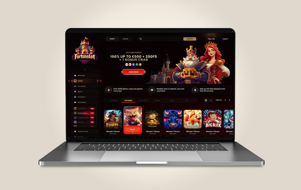 Forunelot — iGaming UI/UX concept